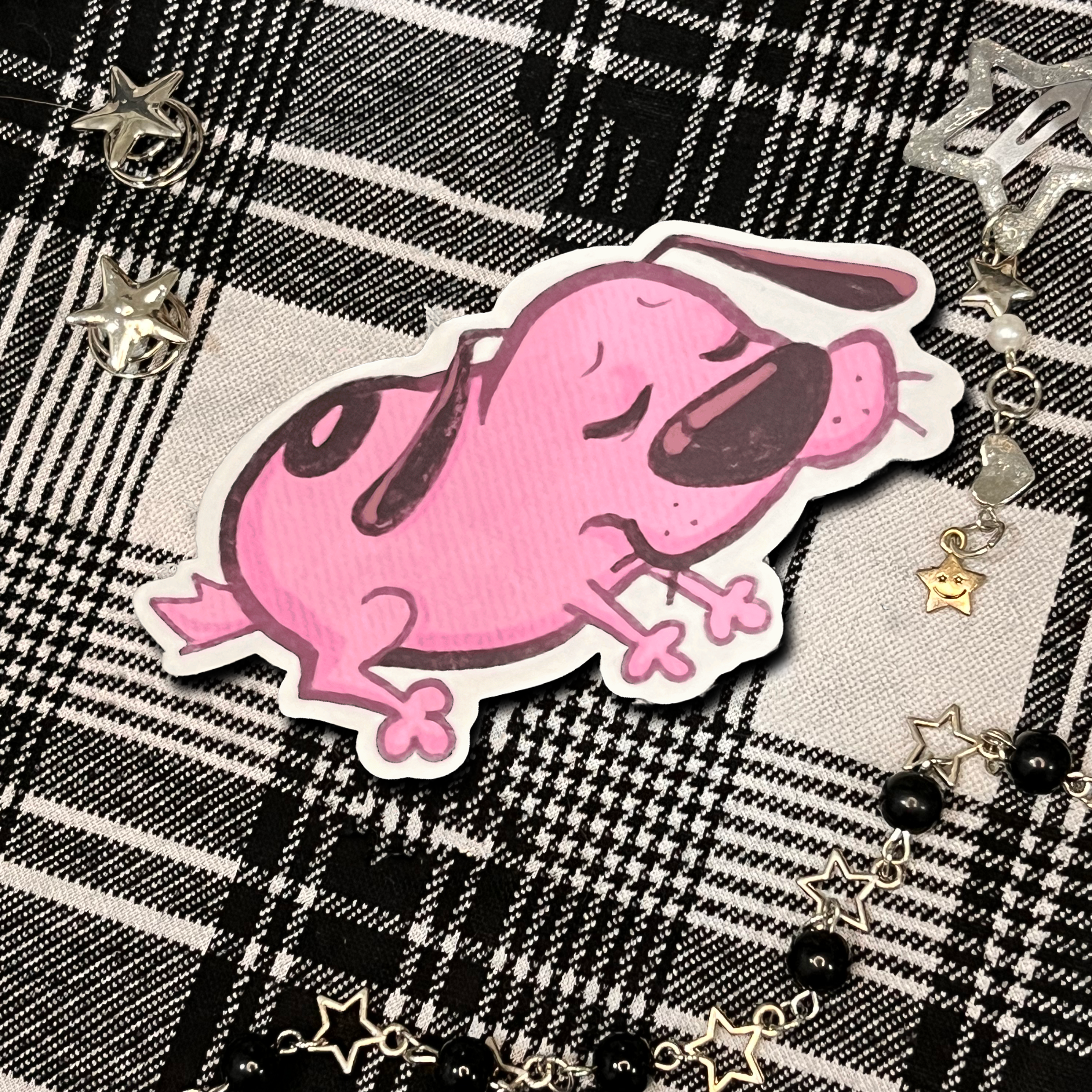 Courage the Cowardly Dog Emotions - Diecut Stickers